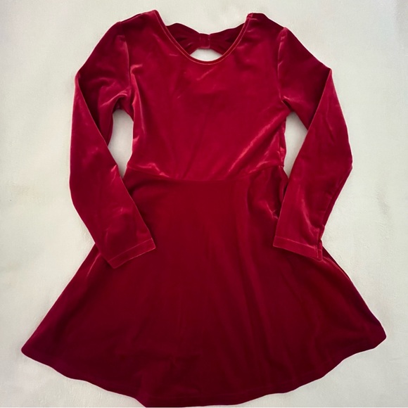 Red Velour Dress - Picture 6 of 6